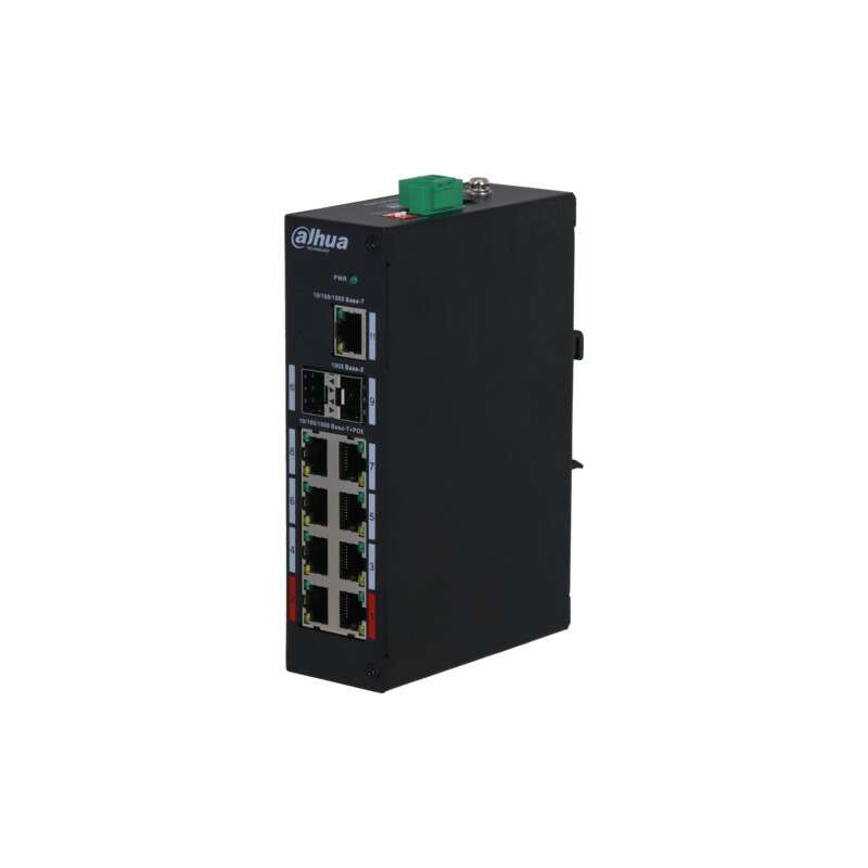 Switch Gigabit à 11 ports avec 8 ports PoE DAHUA