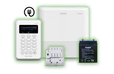Offre pack  : Centrale 4G-M avec batterie + clavier LCD 