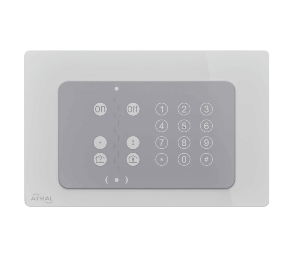 Clavier intérieur vocale avec lecteur de badge