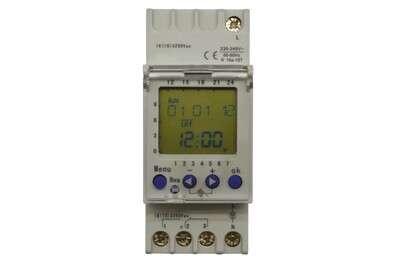 Horloge digitale hebdo 230Vac -2 contacts inverseurs 44 (PAS)