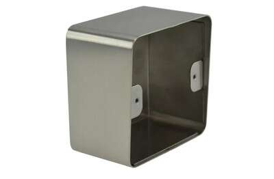 BOITIER APPLIQUE ACIER INOXYDABLE