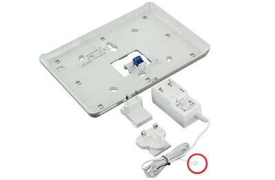 Support mural avec alimentation pour centrale PROAIOPLUS-EU