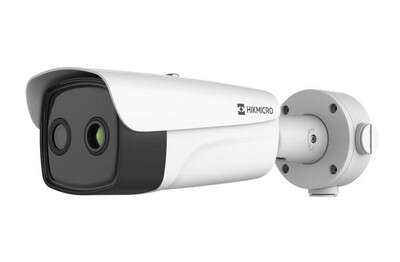Caméra IP thermique 384x288 Obj 9.7mm et optique Obj 6.4mm IR50M IP67 IK10