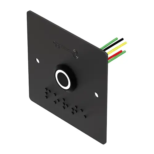 Bouton poussoir noir INOX 19 mm vert/blanc NO+NC + PBP19_B-N