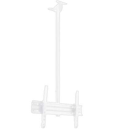 Support plafond BLANC pour écran 32 à 60 pouces - 50kg -