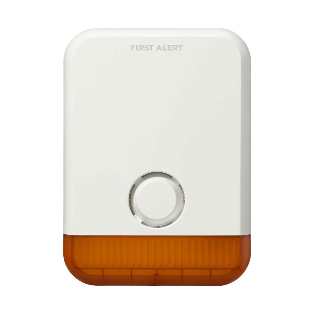 Sirène radio avec flash Orange, extérieure 112 dB, New modèle