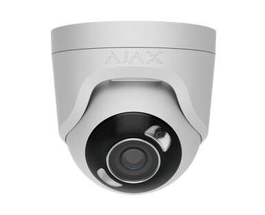 Dome IP Hybrid Light Blanc 8MP Obj 2.8mm IR et LED 50M