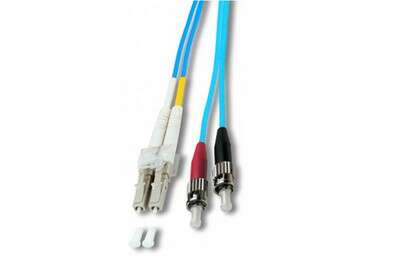 Cordon FO Duplex multimode 50/125 ST/LC - OM3 - 3m NEKLAN