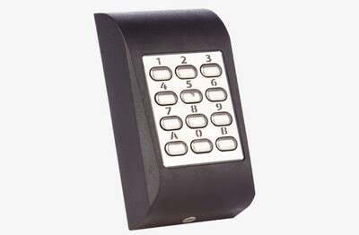 Lecteur de proximité noir RFID 125KHZ/clavier à code RS485