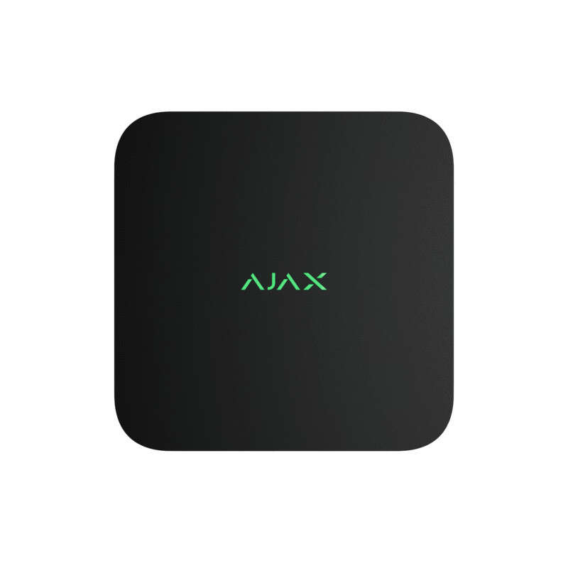 Interface vidéo ONVIF 16 voies jusqu'à 4K 100Mbps Noir AJAX