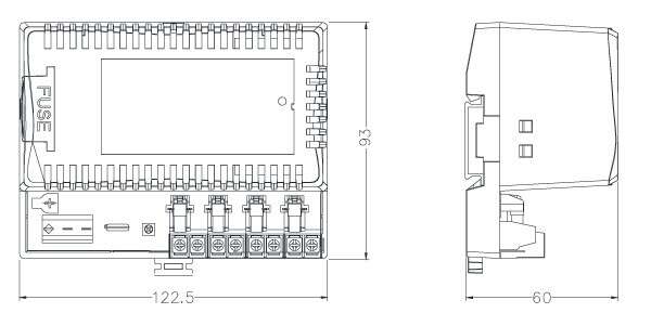 ALIMENTATION CHARGEUR MULTIVOIES RAIL DIN 230V AC / 12V DC /