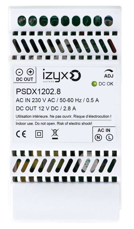 Alimentation rail DIN 3M 230V AC / 12V DC IZYX