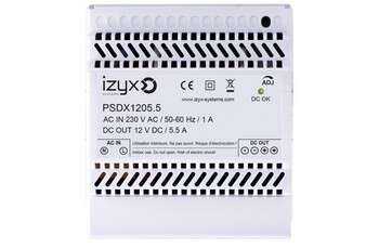 Alimentation rail DIN 5m 12V DC IZYX