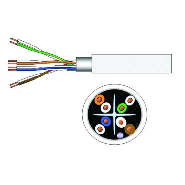 câble F/UTP monobrin Cat 6 - 500m