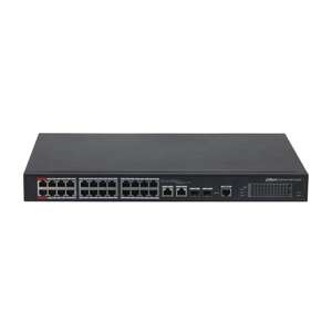 Switch 24 Ports PoE 10/100 + 2 Ports SFP Gigabit