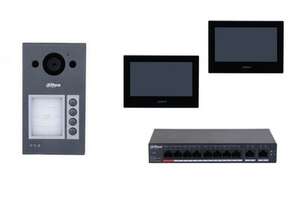 Kit interphonie 2 portes IP PoE DAHUA