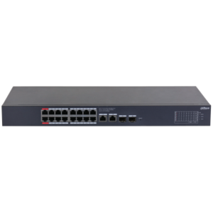Switch 16 ports PoE Gbit et Uplink 2X SFP et 2 X RJ45 Gbit manageable