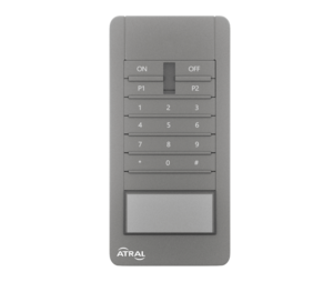 Clavier extérieur vocale avec lecteur de badge