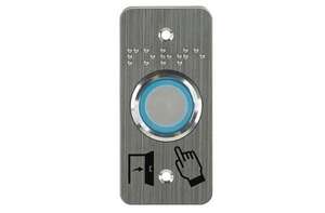 Bouton p. PMR acier inox d=25 mm IZYX