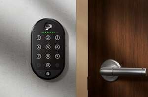 Visuel du produit Clavier à code et empreinte digitale compatible avec Linus L2 YALE