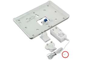 Support mural avec alimentation pour centrale PROAIOPLUS-EU