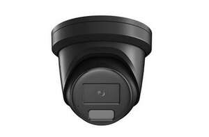 Dôme IP Noir Smart Hybrid Light 4MP Obj 2.8mm IR et LED 60M IP67