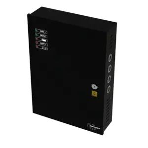 Alimentation à découpage noire 12V DC 5 A (emplacement 2 accus 7 Ah)