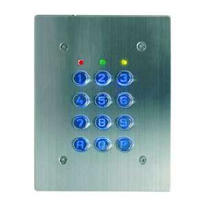 Clavier encastré inox, 60 codes ACIE