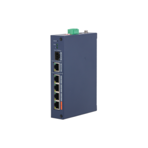 Switch 4 Ports PoE 2.0 10/100Mbps + uplink 1 x RJ45 et 1 x SFP Gbit - industriel