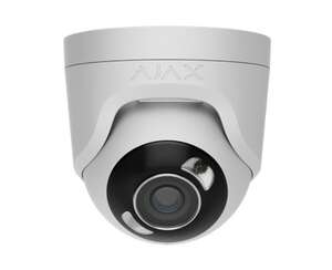 Dome IP Hybrid Light Blanc 8MP Obj 2.8mm IR et LED 50M