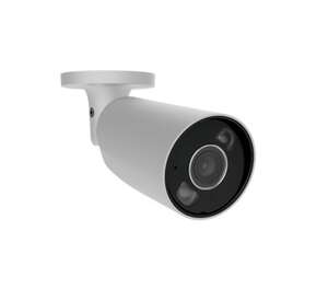 Caméra Bullet IP Hybrid Light Blanche 5MP Obj 2.8mm IR et LED 50M