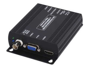 Convertisseur BNC AHD/CVI/TVI > VGA/HDMI avec LOOPOUT (5MPX