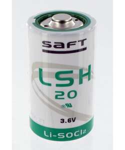 Pile LR20 Lithium SAFT LSH20. 3.6V. 13Ah