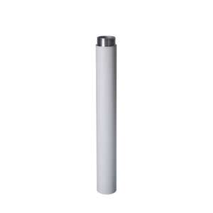 Visuel du produit Tube avec pas de VIS Diamètre 53, longueur 420mm, aluminium blanc