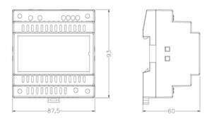 Visuel du produit Transformateur rail DIN IZYX